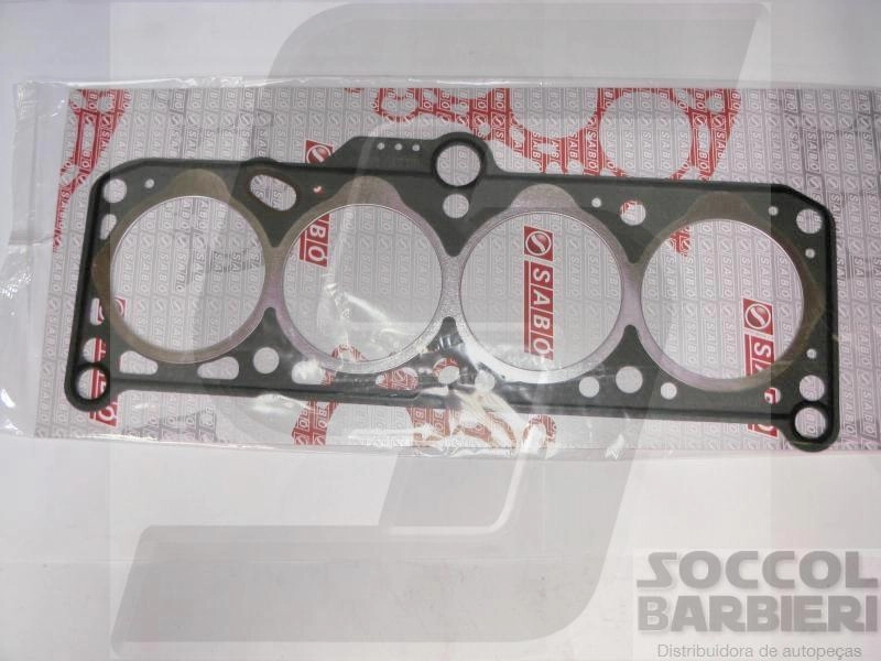 JUNTA CABEÇOTE FIBRA 3 FUROS CABECOTE VW KOMBI DIESEL