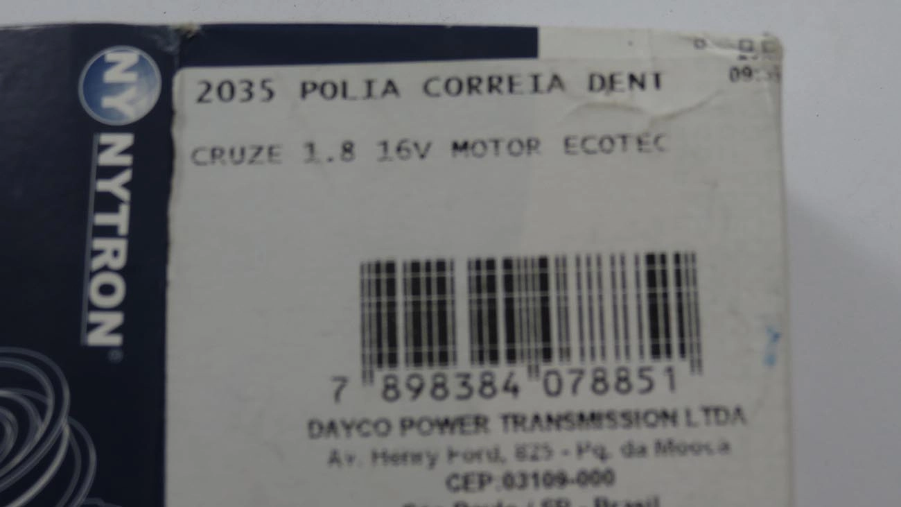 POLIA AUXILIAR CORREIA COMANDO GM CRUZE 1.8 16V - ECOTEC - 8.30X61.00X27.50MM