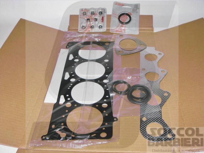 JOGO JUNTAS SUPERIOR MOTOR C/RET. VW KOMBI 1.4 GOL/VOYAGE/SAV/FOX/POLO 1.6 8V POWER