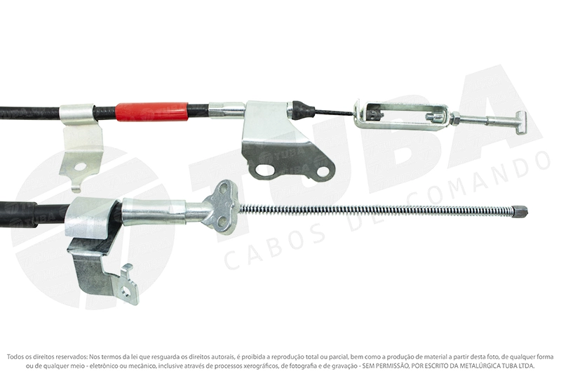 CABO FREIO TOYOTA HILUX SW4 2006/2015 - TRASEIRO DIREITO - 1155MM