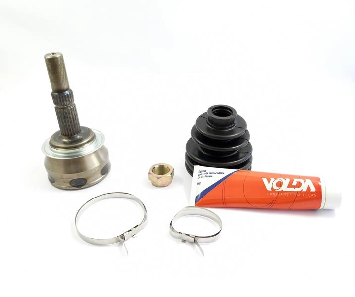HOMOCINETICA RODA SEM ABS GM CORSA 8V - NOVO CORSA 1.0 20 - 28/22 ESTRIAS TRAVA EXTERNA EIXO DANA