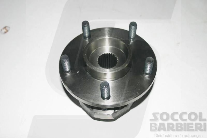 CUBO RODA DIANTEIRO COM ROLAMENTO SEM ABS 4X4 5 FUROS GM S-10/BLAZER 98/2011