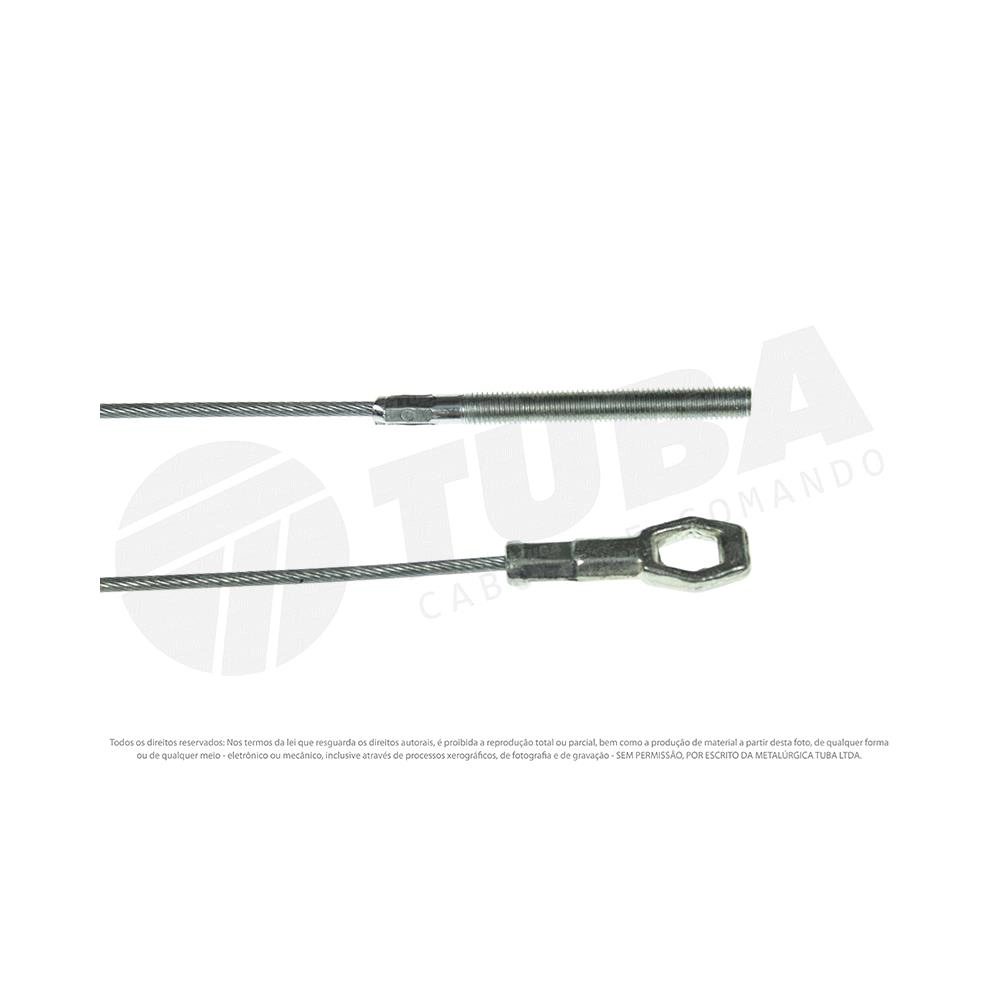 CABO DE EMBREAGEM VW FUSCA 1300/1500/1600 TODOS - 2257MM