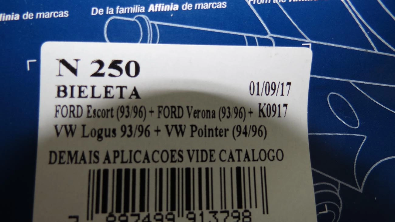 BIELETA DIANTEIRA LD/LE FORD ESCORT/VERONA 93/96 - VW LOGUS/POINTER 93/96