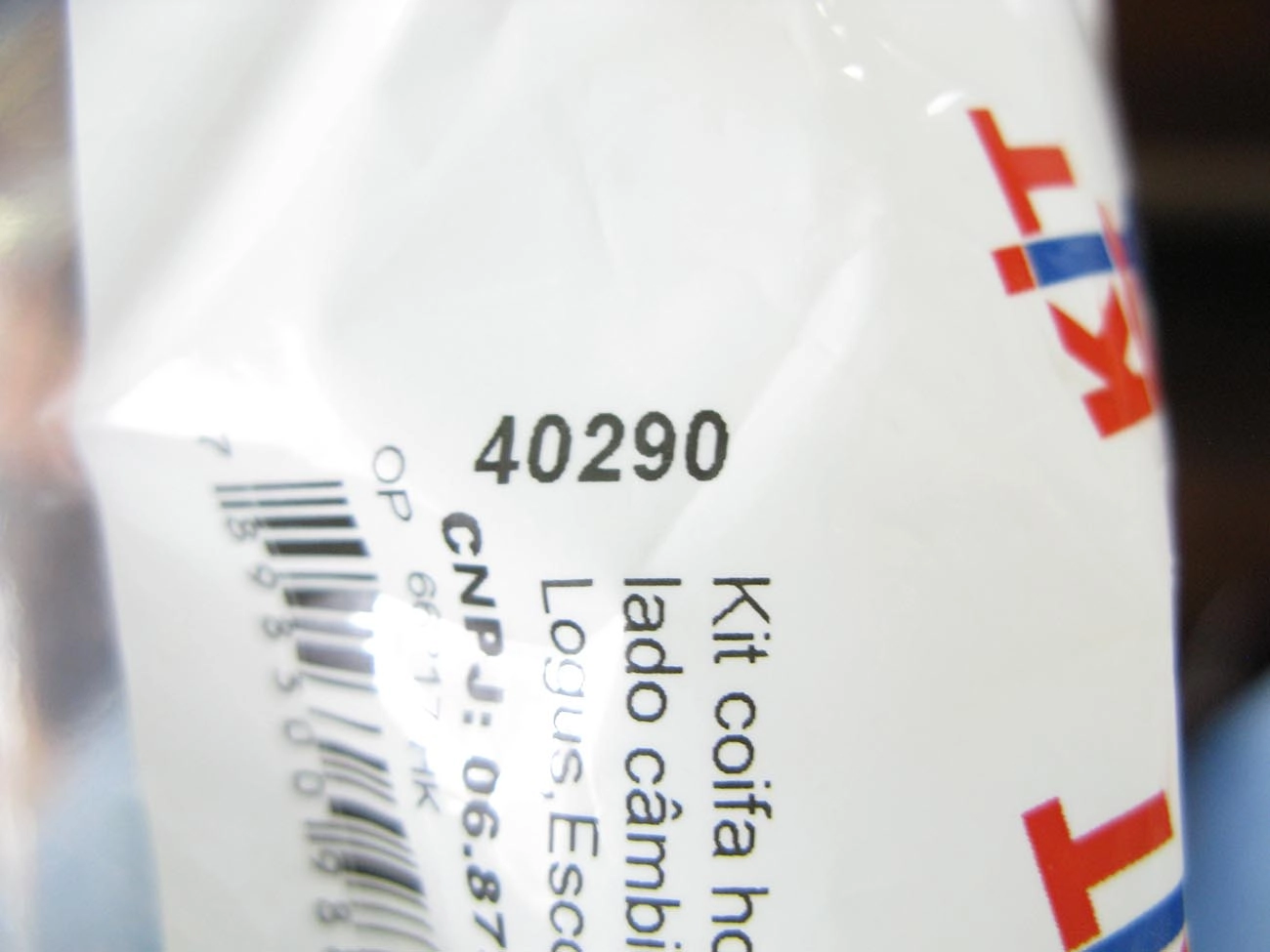 KIT REPARO COIFA HOMOCINÉTICA LADO CÂMBIO COM FLANGE VW LOGUS/SANTANA 93/ ESCORT