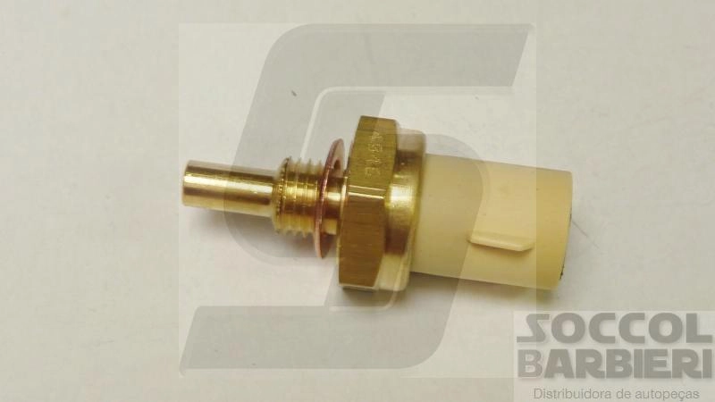 PLUG ELETRÔNICO/SENSOR TEMPERATURA ÁGUA COR: CREME VW GOL 1.0 AE 1.6/1.8/2.0 PARATI/SAVEIRO/SANTANA/LOGUS 94/ EFI PINOS