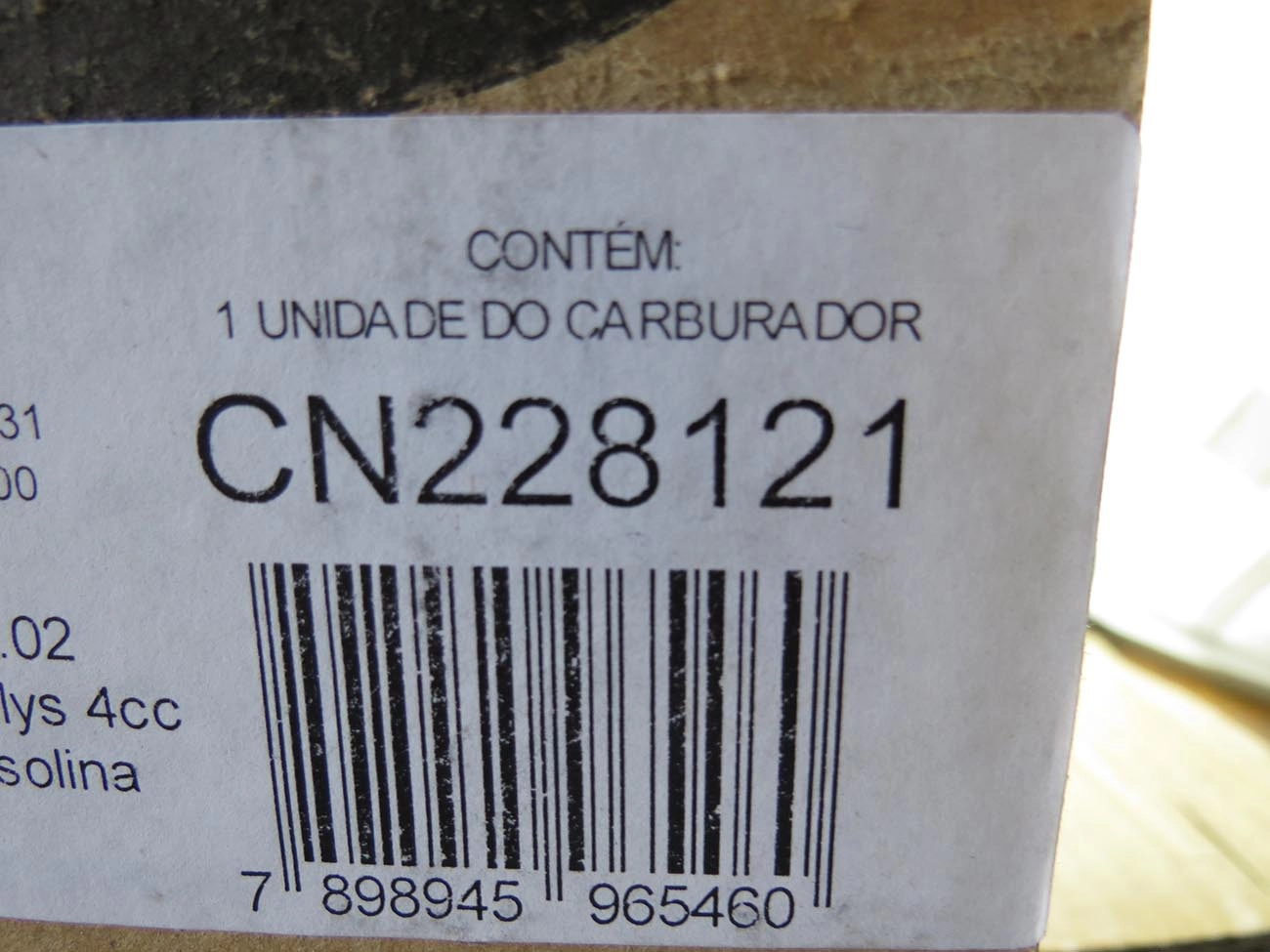 CARBURADOR WILLYS JEEP /60 4 CILINDROS - WEBER SIMPLES
