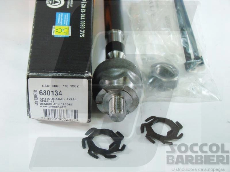 ARTICULAÇÃO/BARRA AXIAL DIREÇÃO MECÂNICA RENAULT CLIO II 99/22 - KANGOO 98/07