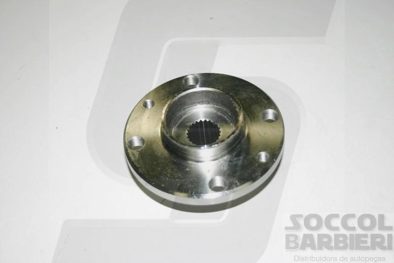 CUBO RODA DIANTEIRO SEM ROLAMENTO 4 FUROS 22 ESTRIAS FIAT NOVO UNO 10/ NOVA FIORINO 14/ PUNTO 1.4 07/ TIPO 1.6 93/97