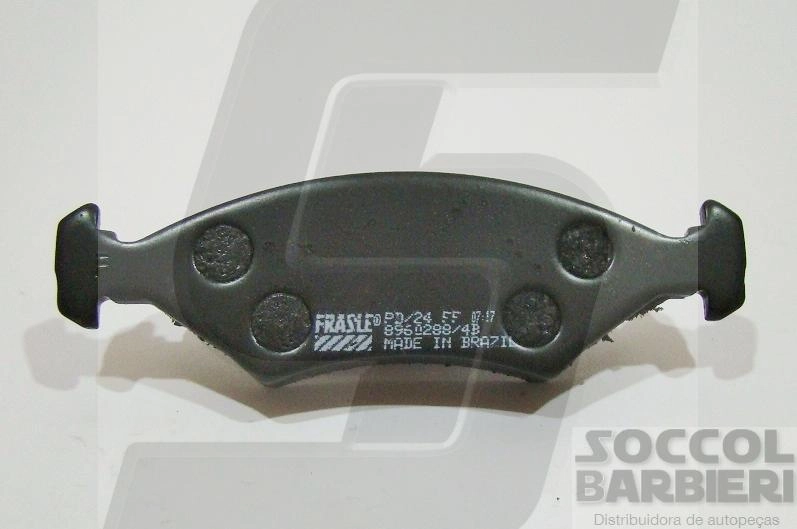 PASTILHA FREIO RODA DIANTEIRA FORD ESCORT/VERONA 1.6 83/92 HOBBY 93/96 VW APOLLO 90/92