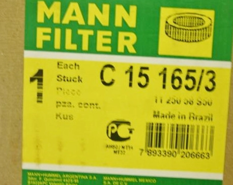 FILTRO AR VW 6.80/6.90/7.90/7.110