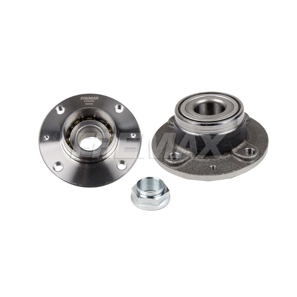 CUBO RODA TRASEIRO COM ROLAMENTO SEM ABS 4 FUROS CITROEN BERLINGO 98/07 XSARA 01/12 PEUGEOT 406 97/04 PARTNER