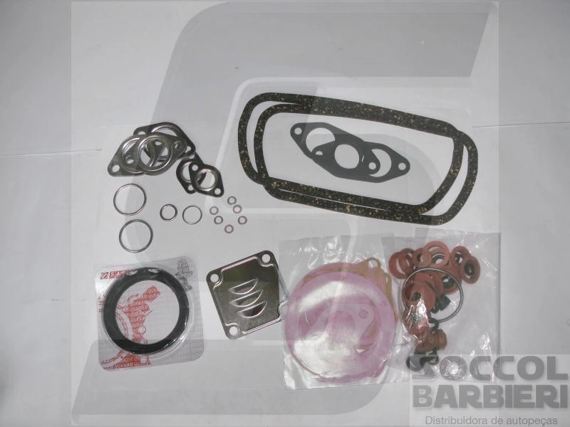 JOGO JUNTAS COMPLETO MOTOR COM RETENTOR VW BRASILIA 73/82 FUSCA 1300/600 68/86 GOL 80/81 KOMBI/SAVEIRO AR
