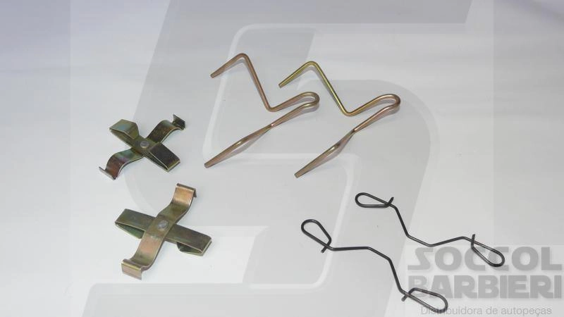 KIT REPARO MOLAS PARCIAL FREIO A DISCO DIANTEIRO DOIS LADOS PASTILHA VW GOL/VOYAGE/PARATI/SAVEIRO/PASSAT /93 PD/17 2 RODAS