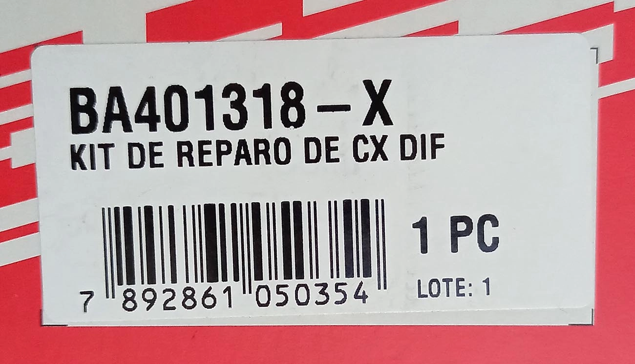KIT REPARO DIFERENCIAL GM S-10/BLAZER 2.8 2001/2009 - 11X47 - COMPLETA 44-3 OT