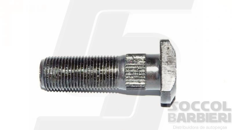PARAFUSO RODA DIANTEIRA ESQUERDA FREIO TAMBOR FORD F-400/4000 /95 - 5/8X18UNFX2.1/8