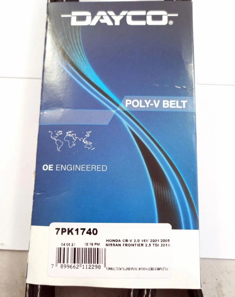 CORREIA GIR/ALT/BA/DH/ACD NISSAN FRONTIER 2.5 TDI 11/ - HONDA CR-V 2.0 16V 01/05 GIR/ALT/BA/ACD