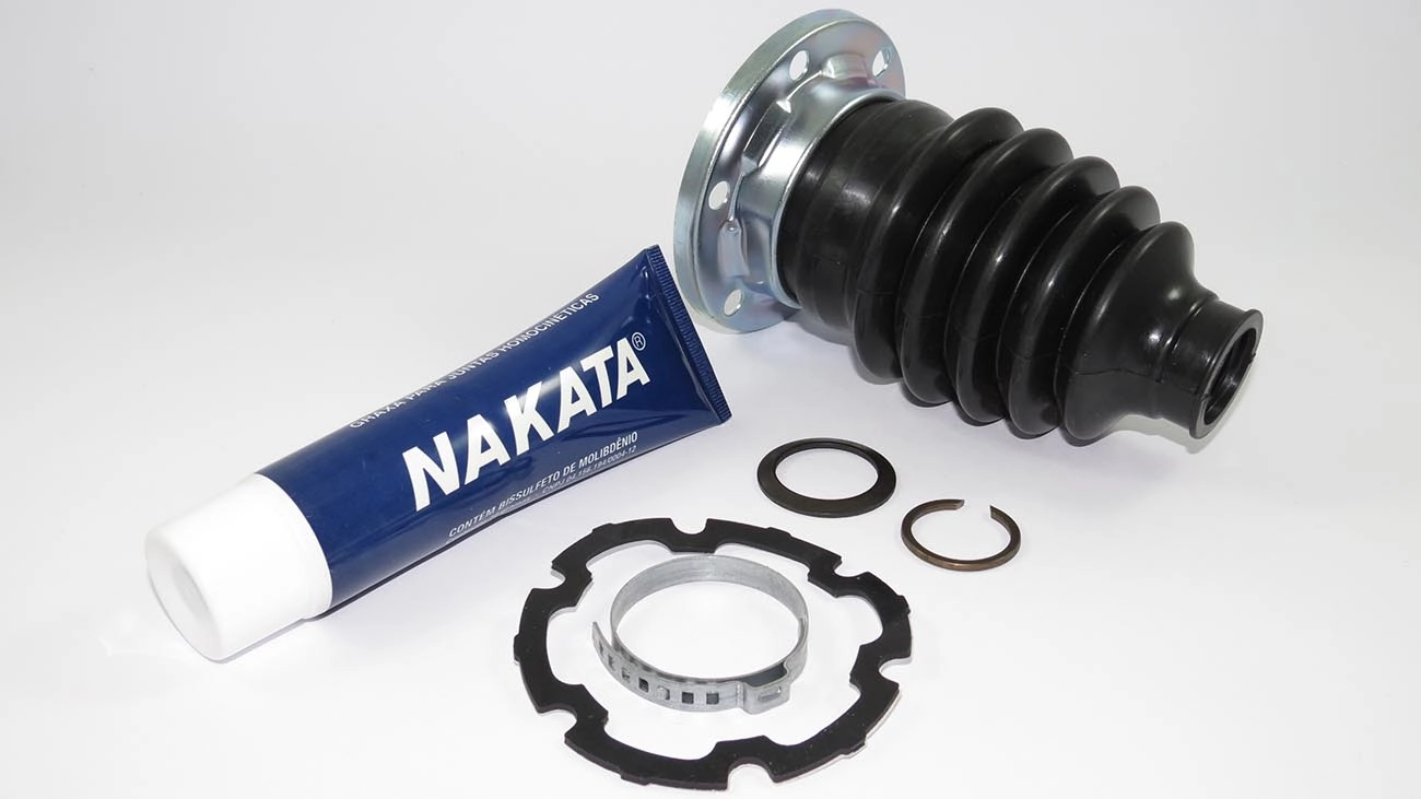 KIT REPARO HOMOCINÉTICA COM FLANGE LADO RODA/CÂMBIO VW KOMBI 98/ - COIFA 27X63X135MM