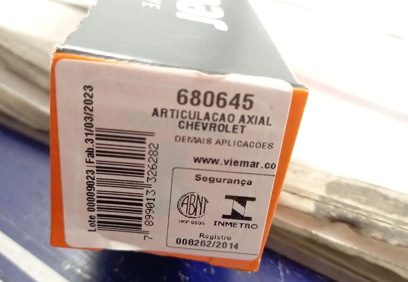 ARTICULAÇÃO/BARRA AXIAL M14X1,5 GM CRUZE 2017/2022 SÉRIE II