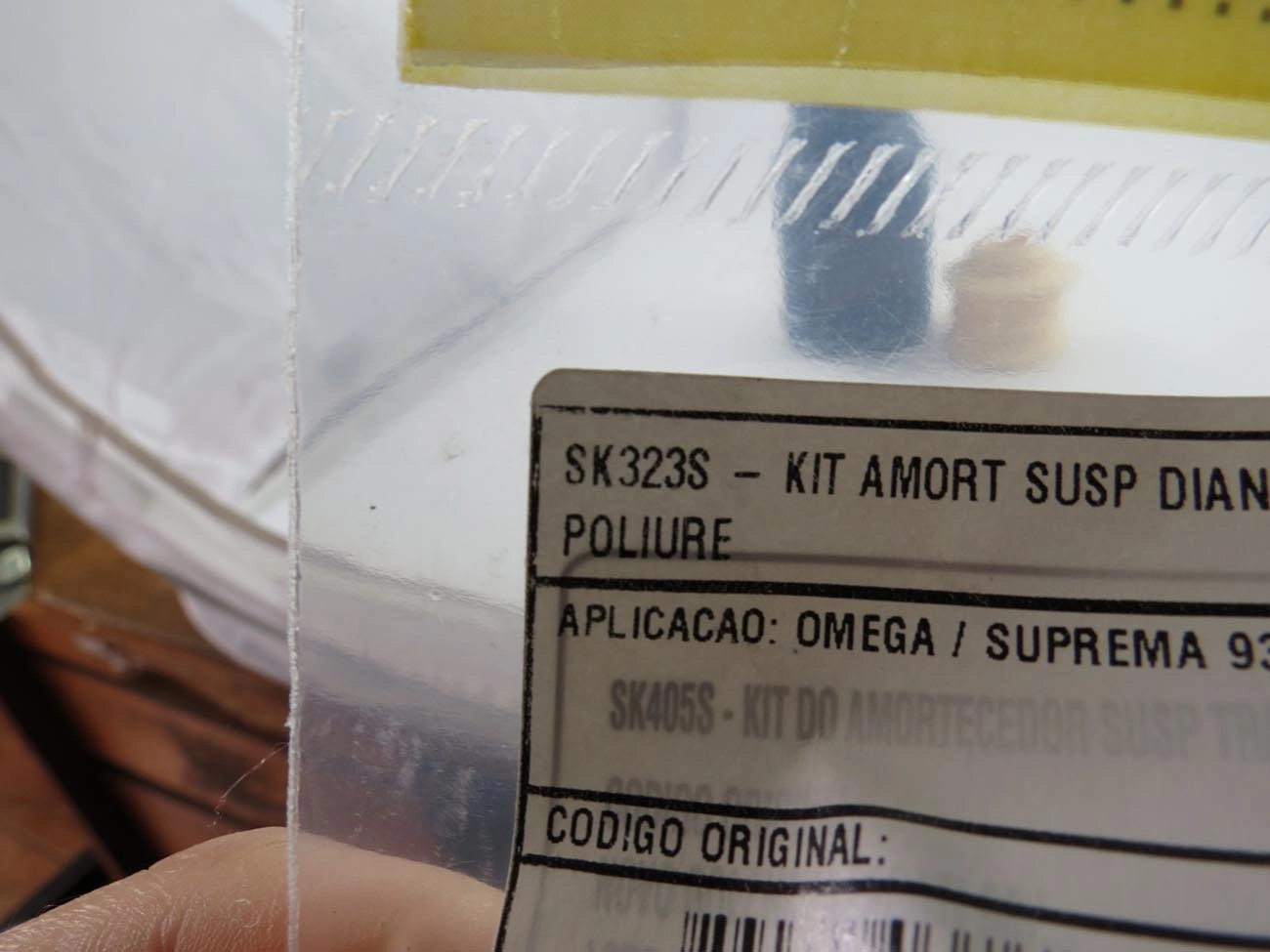 KIT AMORTECEDOR DIANTEIRO GM OMEGA 1993/1998 - BATENTE E COIFA