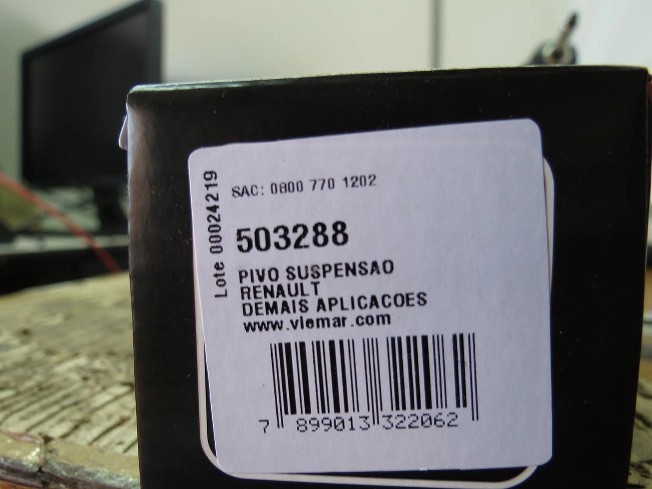 PIVÔ SUSPENSÃO INFERIOR RENAULT LOGAN 2013/2022 - SANDERO 2014/2022 - LD/LE