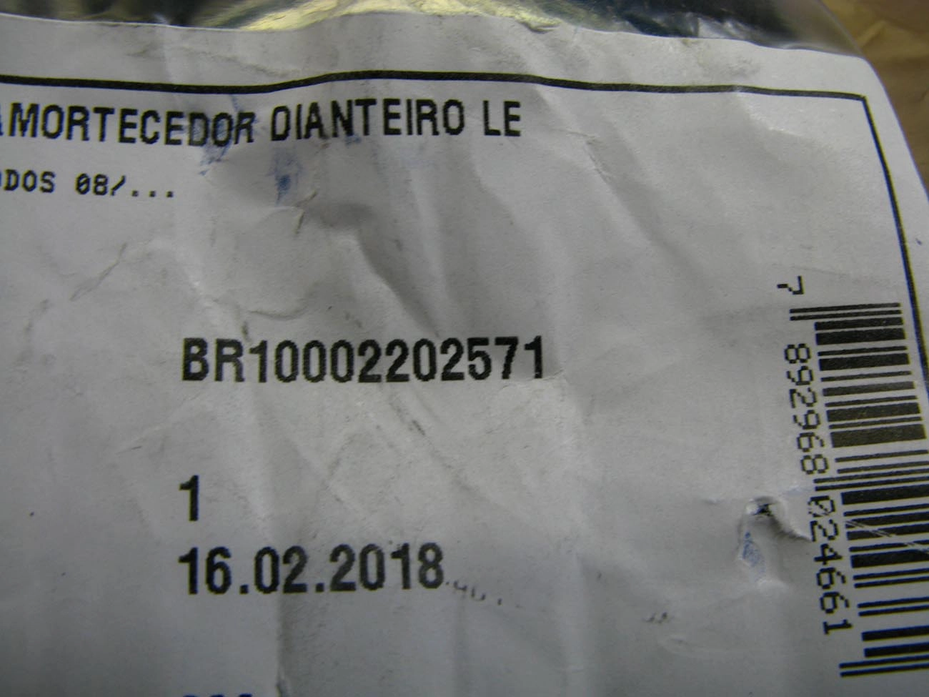 COXIM AMORTECEDOR FIAT PUNTO/LINEA 2008/ - DIANTEIRO ESQUERDO