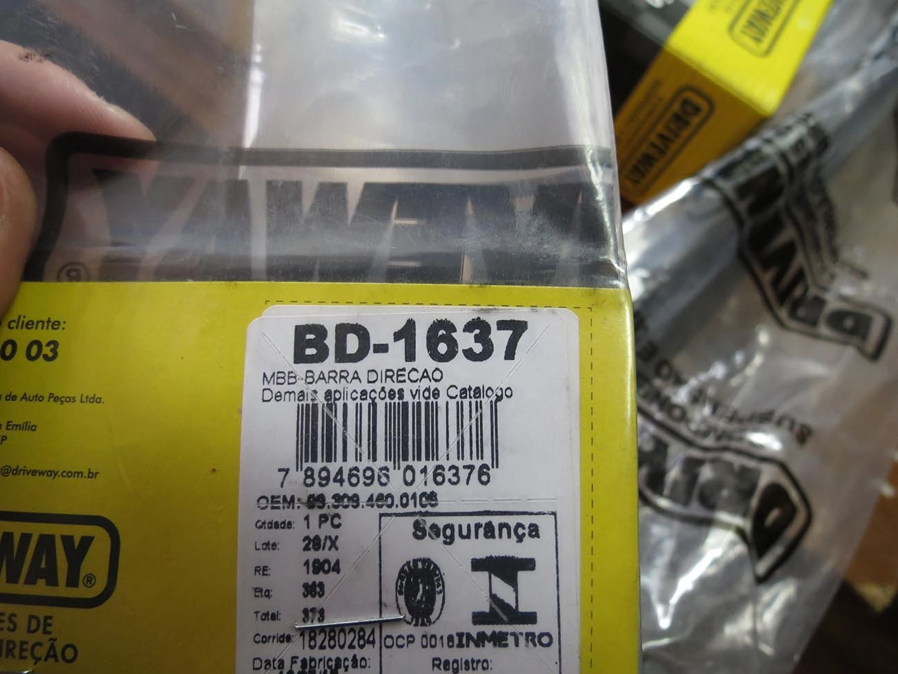 BARRA DIREÇÃO 498MM DIRECAO MB 708/EL608/L409/410/608/O-408/409/608/708 LD-407 LF408/409