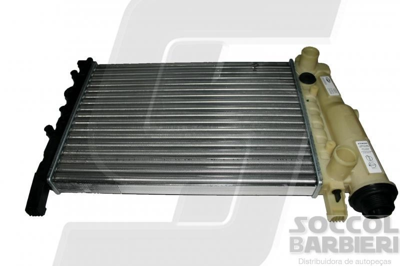 RADIADOR ÁGUA MOTOR CONSTRUÇÃO EXPANDIDO COM VASO/RESERVATÓRIO SEM AR CONDICIONADO FIAT UNO/PREMIO/ELBA 1.5 /87 94/01 02/ FIRE ACD