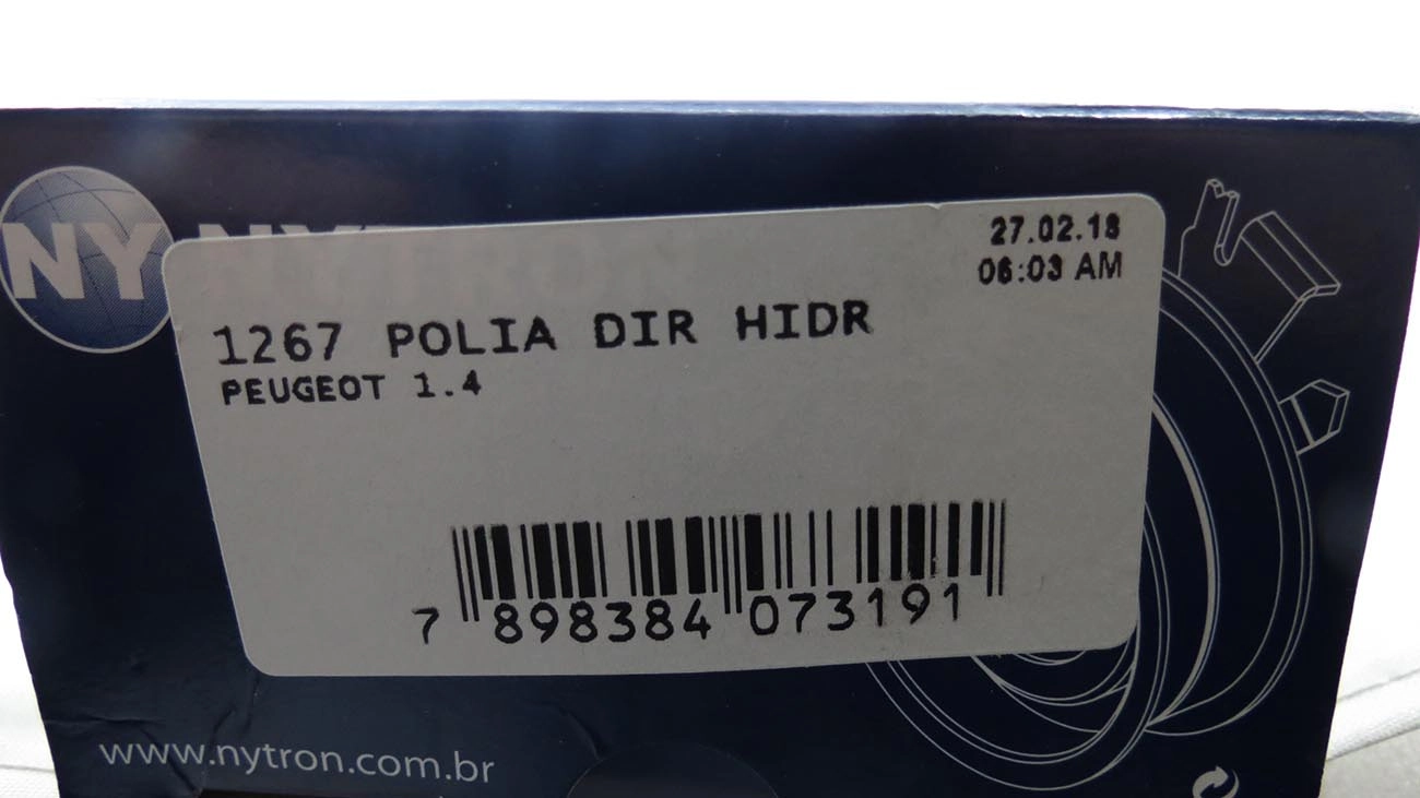 POLIA CORREIA ALTERNADOR CITROEN BERLINGO/XSARA 1.6 16V C3 1.4 8V TODOS - 10,30X70X27 MM