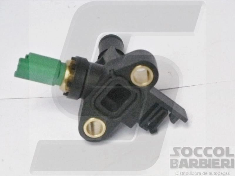 PLUG ELETRÔNICO/SENSOR TEMPERATURA ÁGUA MOTOR FIRE 8V VERDE COM FLANGE FIAT DOBLO/FIORINO/IDEA/PALIO/PUNTO/SIENA/STRADA/UNO