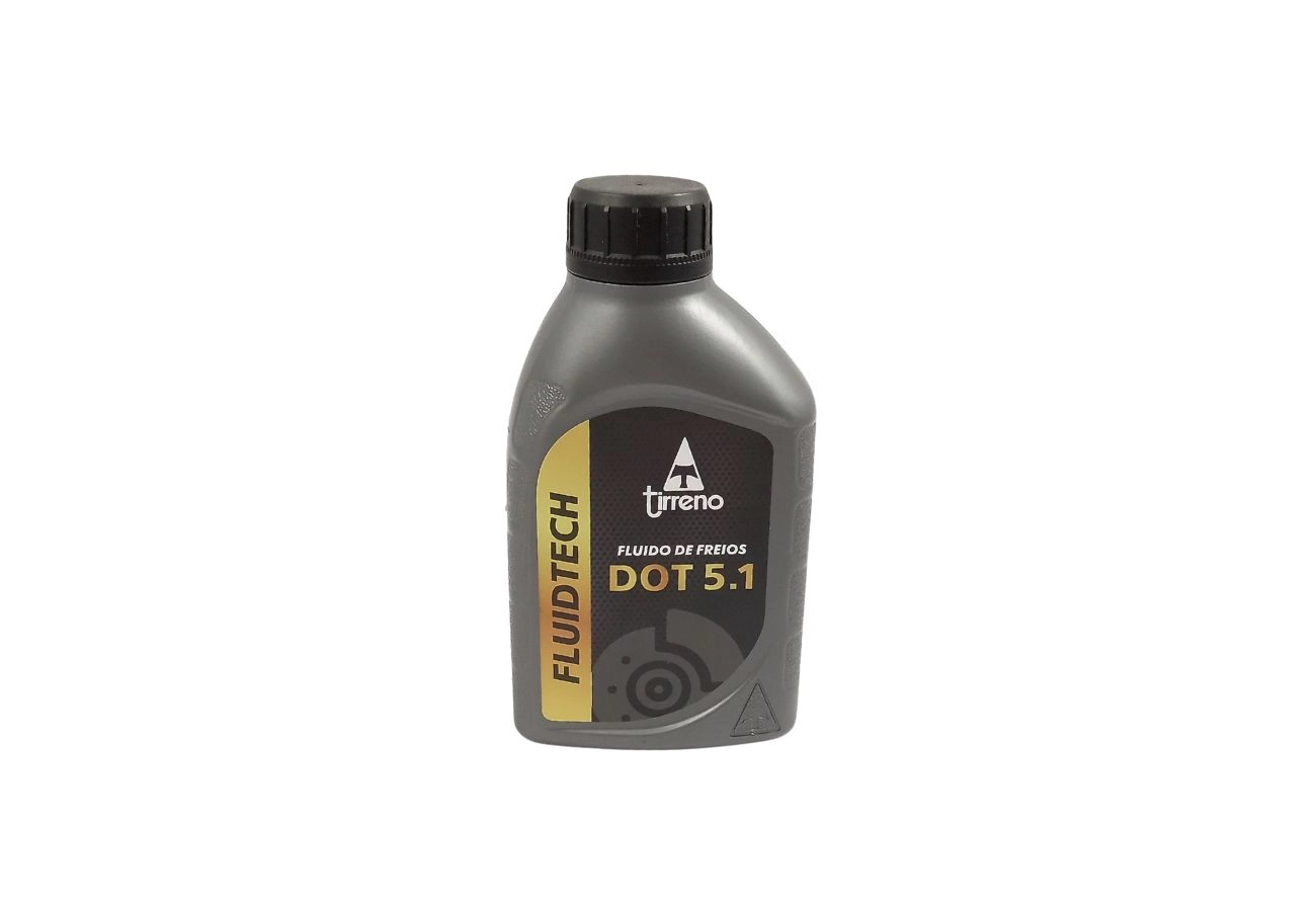 FLUIDO P/FREIO 500ML DOT-5.1 - TIRRENO - COR AMBAR
