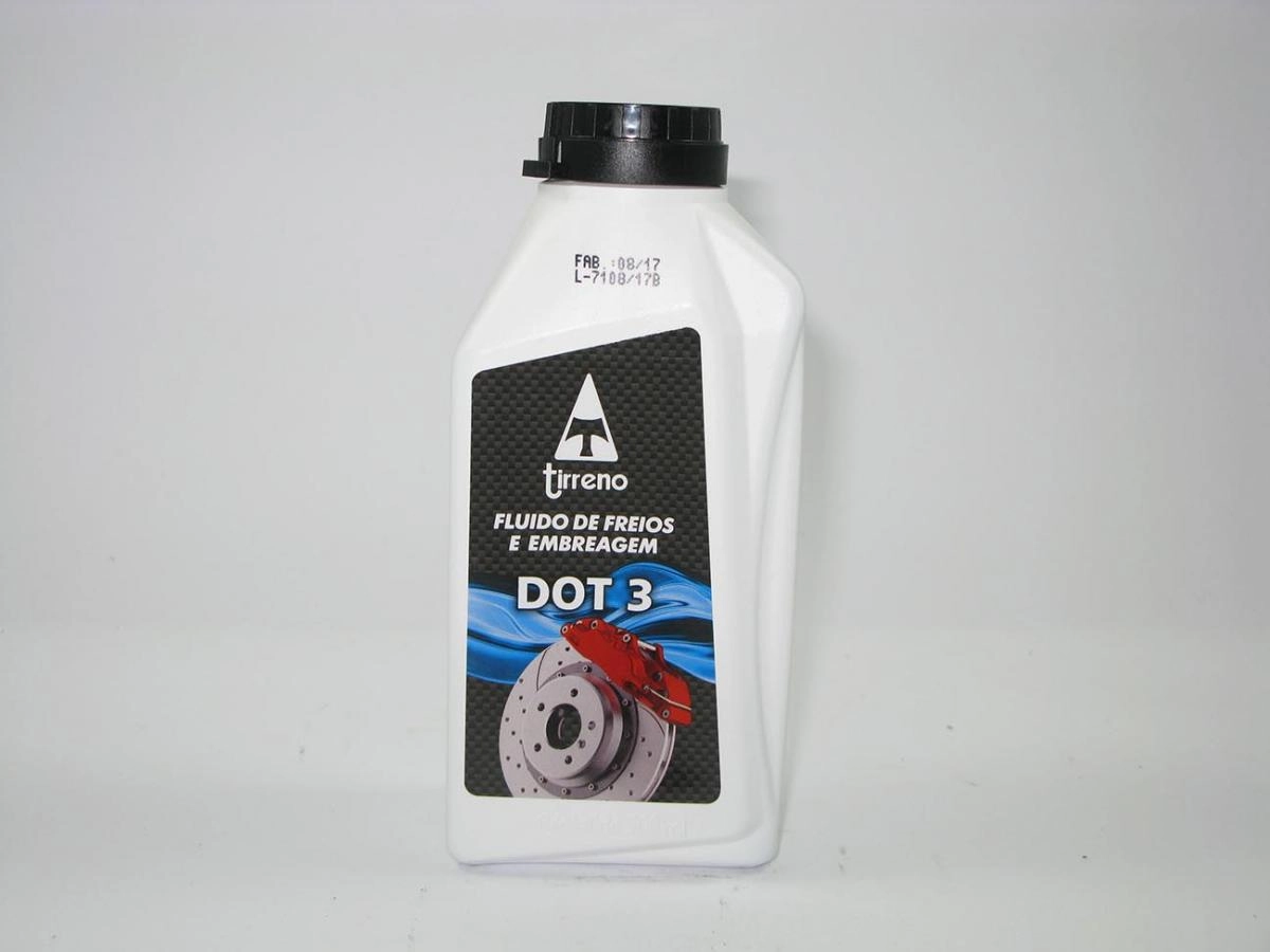 FLUIDO PARA FREIO 500ML DOT 3 TIRRENO - COR AZUL