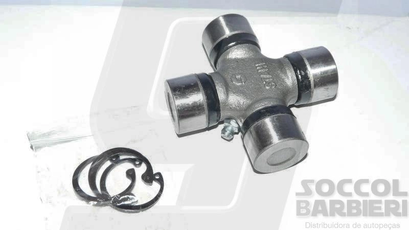 CRUZETA CARDAN 27X81,80MM QUATRO CHAVETAS EXTERNAS WILLYS F-75/JEERURAL F-100/1000 /92 GM A/C/D-10 VW KOMBI 4X2/4X4