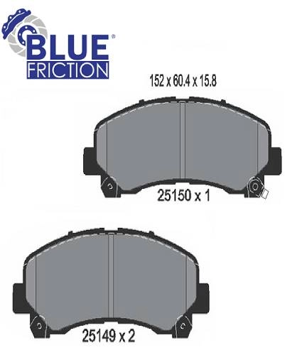 PASTILHA DE FREIO DIANTEIRA GM NOVA S-10 2012/2017 - TRAILBLAZER 2012/2017