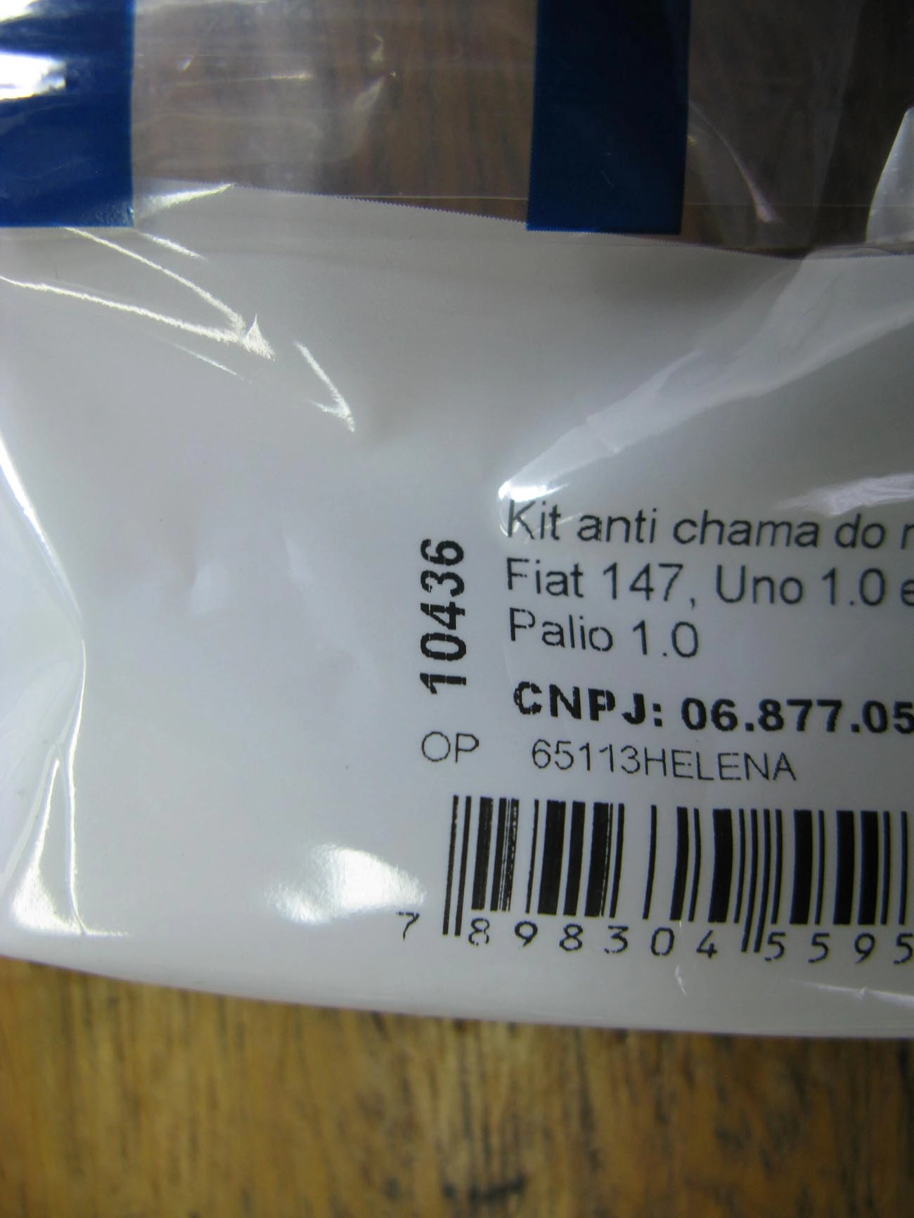 KIT VÁLVULA ANTI-CHAMA MOTOR FIAT UNO/PREMIO/ELBA/FIORINO/PALIO 1.0/1.3/1.5 /2000