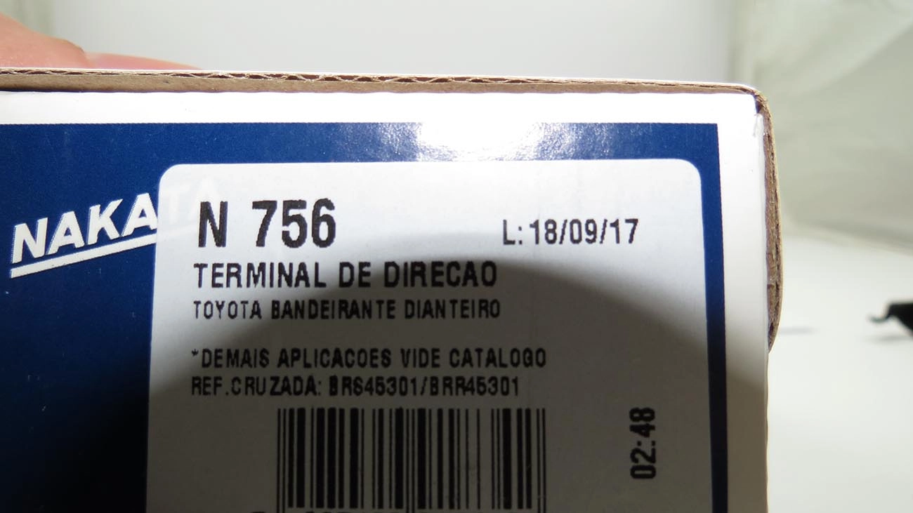 TERMINAL DIREÇÃO ROSCA DIREITA M17X1,5 TOYOTA BANDEIRANTE 1980/1990