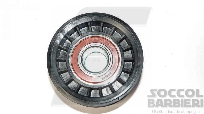 POLIA TENSOR CORREIA ALTERNADOR/TENSIONADOR AUXILIAR ACESSÓRIOS MOTOR GM CORSA SEM DH CELTA D/H PRISMA COM ACD 6 CANALETAS