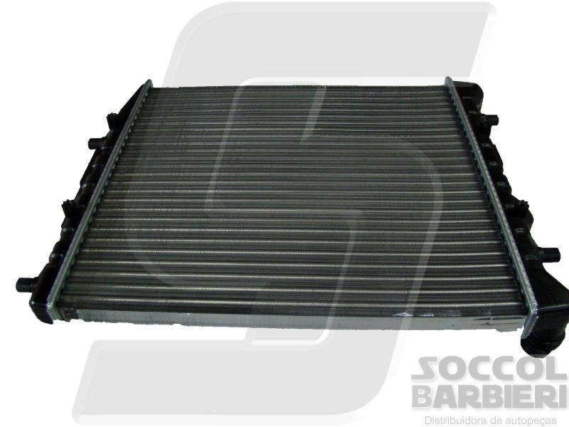 RADIADOR MOTOR SEM AR CONDICIONADO VW FOX/NOVO POLO 1.0/1.6 02/10 - MANUAL - COM ENCAIXE RÁPIDO