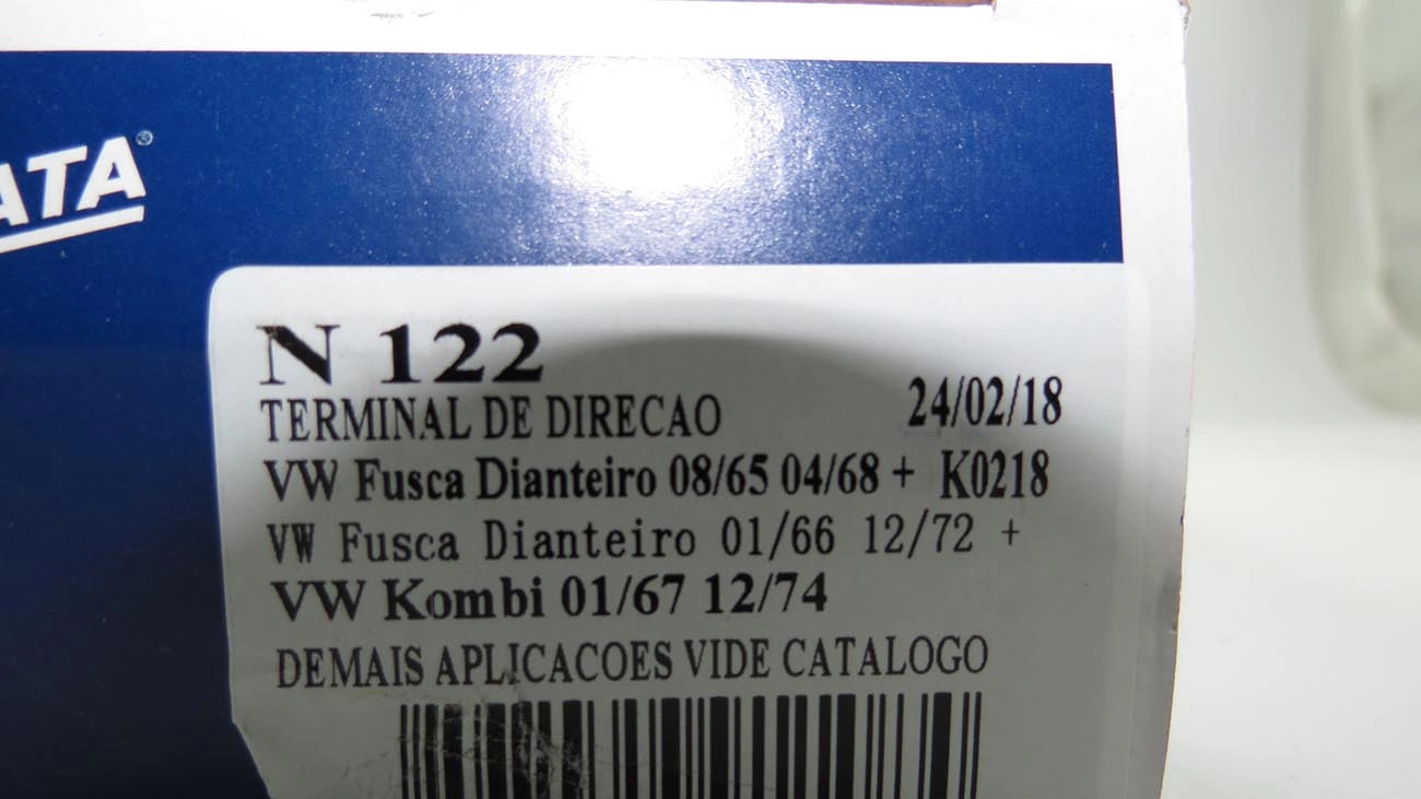TERMINAL DIREÇÃO LADO DIREITO ARTICULAÇÃO TIRANTE ALAVANCA CÂMBIO FORD/VW/MB/VOLVO FUSCA 1200/1300 KOMBI 62/77