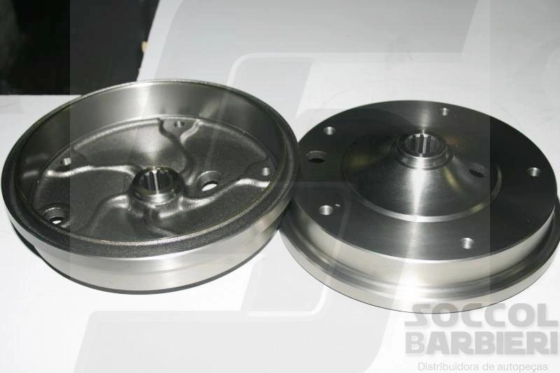 TAMBOR FREIO TRASEIRO VW FUSCA 1200/1300 - 5 FUROS COM CUBO