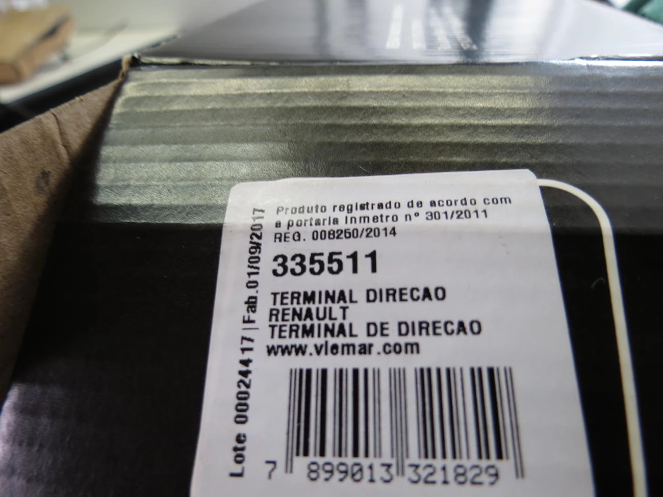 TERMINAL DIREÇÃO DIREITO RENAULT MASTER 2013/2022