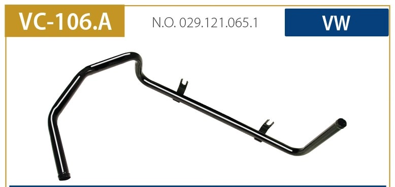 TUBO REFRIGERAÇÃO ÁGUA MOTOR AGUA VW GOL/VOYAGE S/AR GASOLINA CHT