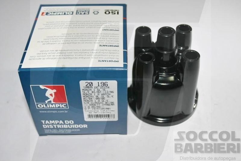 TAMPA DISTRIBUIDOR GM MONZA/KADETT/IPANEMA CARBURADO/MPFI