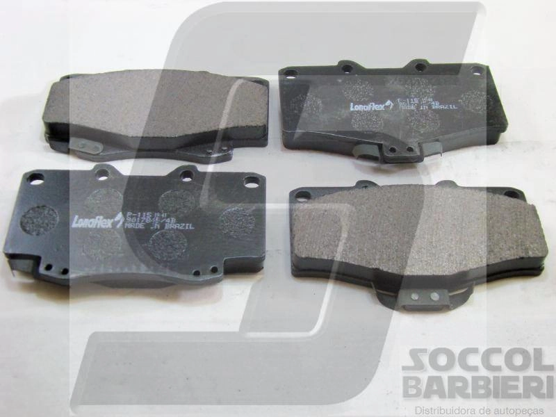 PASTILHA FREIO RODA DIANTEIRA TOYOTA HILUX 4X4 1994/2013