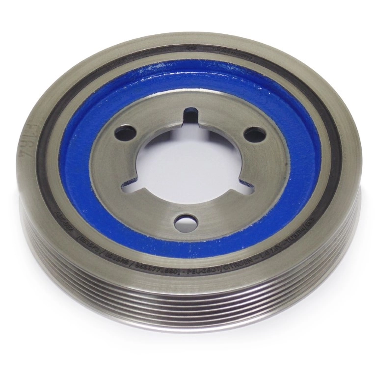 POLIA DO VIRABREQUIM PEUGEOT 206/207/307 - CITROEN XSARA/C3/C4 1.6 16V 1999/ - MOTOR TU5JP4 /