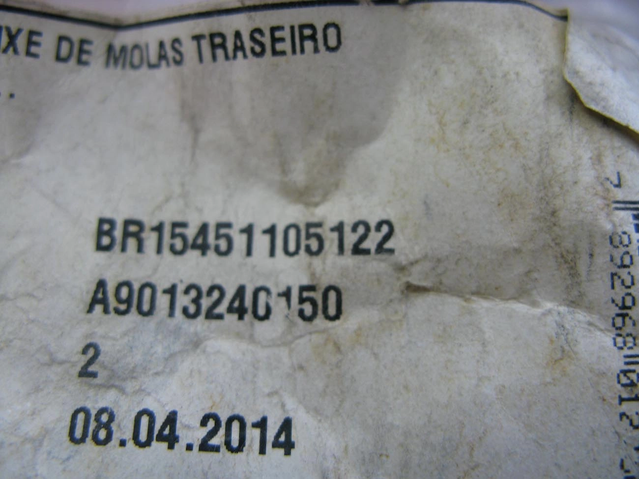 BUCHA TRASEIRA FEIXE DE MOLAS MB SPRINTER 1997/ - SUSPENSÃO TRASEIRA - 12,15X33X80MM