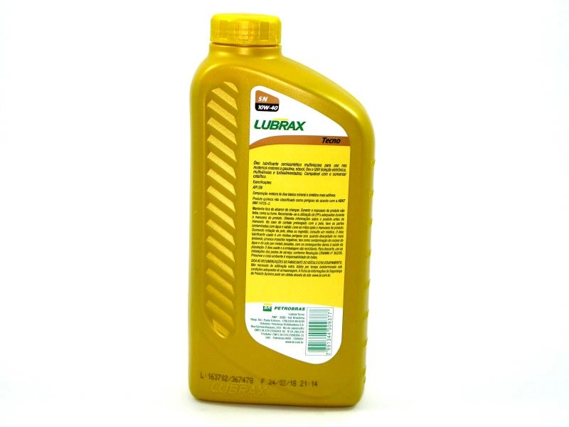 ÓLEO LUBRIFICANTE 10W40 SEMISINTÉTICO - SAE 10W40
