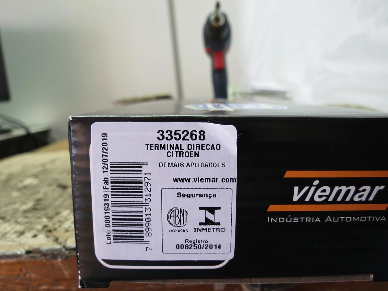 TERMINAL DIREÇÃO ESQUERDO CITROEN C3 2002/2013