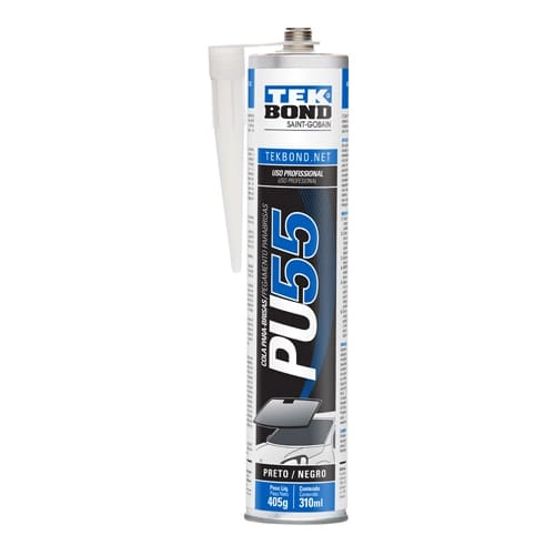 ADESIVO TEKBOND PU55 COLA VEDA PARABRISA PRETO 310ML