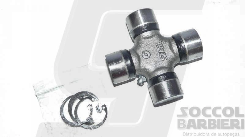 CRUZETA CARDAN 27X81,80MM QUATRO CHAVETAS EXTERNAS WILLYS F-75/JEERURAL F-100/1000 /92 GM A/C/D-10 VW KOMBI 4X2/4X4
